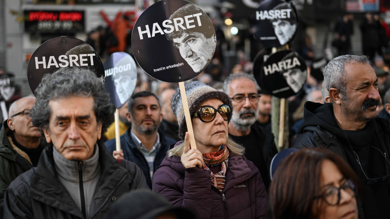 Hrant Dink öldürülüşünün 18. yılında anıldı Hrant Dink öldürülüşünün 18. yılında anıldı