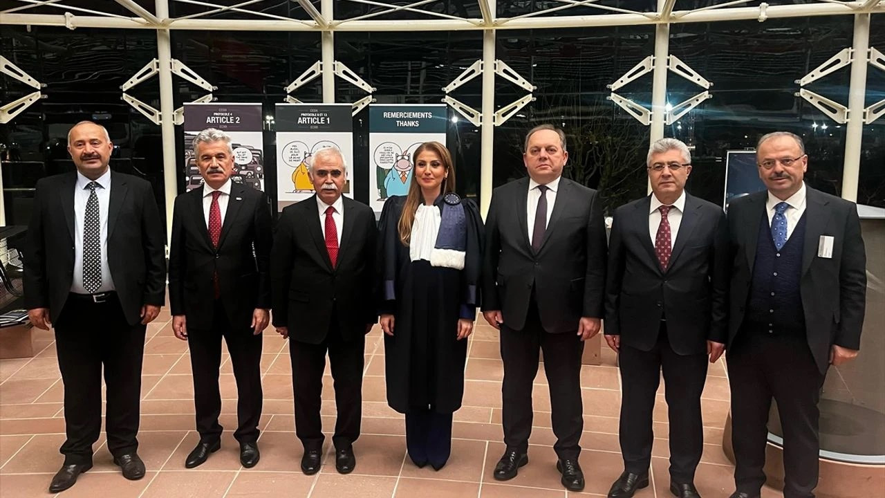 AYM Başkanı Özkaya, AİHM adli yıl açılış programına katıldı