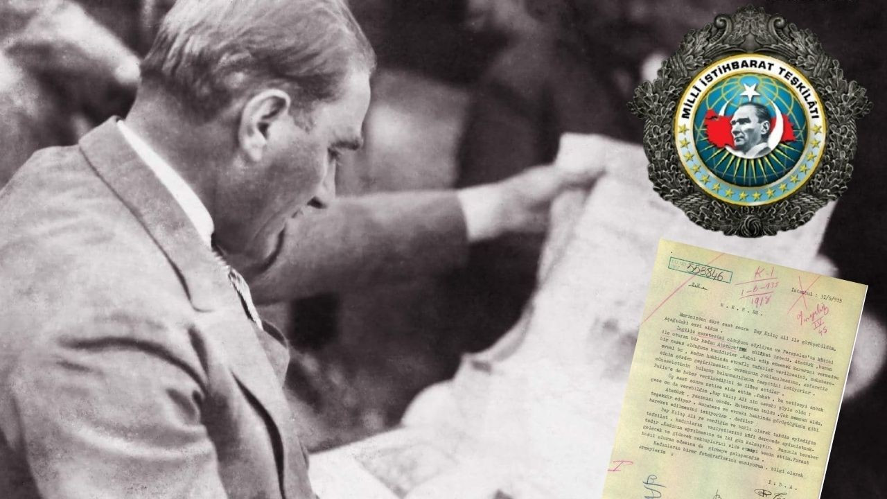 MİT o belgeyi paylaştı! İşte Atatürk’e sunulan istihbarat raporu MİT o belgeyi paylaştı! İşte Atatürk’e sunulan istihbarat raporu