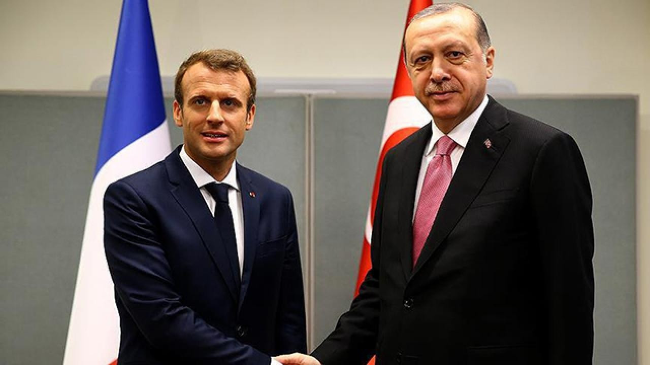 Cumhurbaşkanı Erdoğan, Fransız mevkidaşı Macron ile görüştü Cumhurbaşkanı Erdoğan, Fransız mevkidaşı Macron ile görüştü