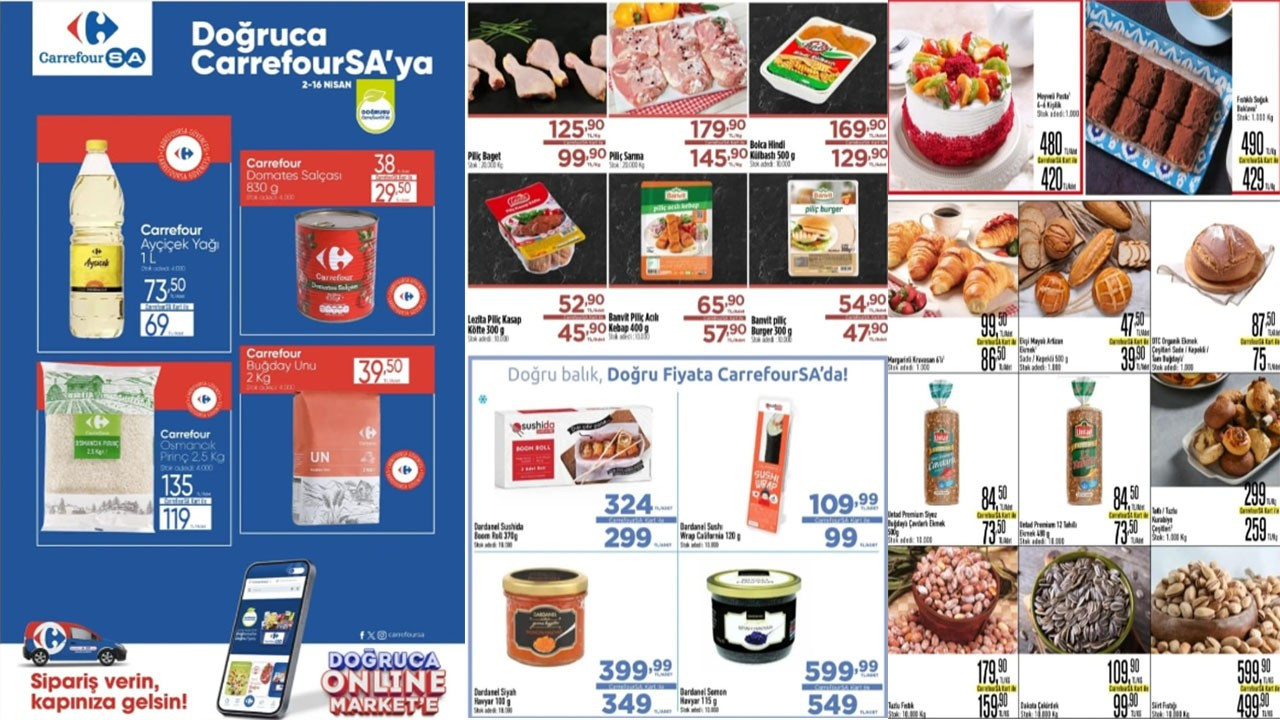 Carrefoursa’da bu hafta hangi ürünler indirimde? (CARREFOURSA 2-16 NİSAN AKTÜEL ÜRÜNLER KATALOĞU) Carrefoursa’da bu hafta hangi ürünler indirimde? (CARREFOURSA 2-16 NİSAN AKTÜEL ÜRÜNLER KATALOĞU)