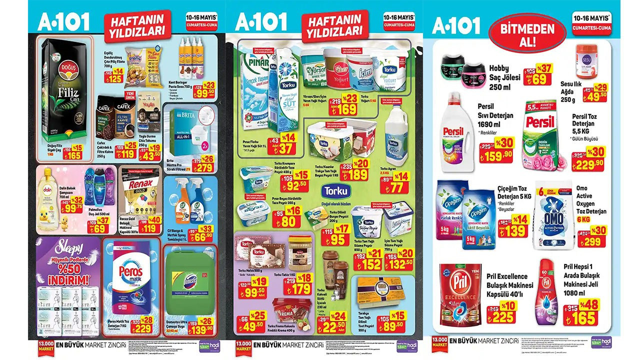 A101 10-16 Mayıs Haftanın Yıldızları Kataloğu yayımlandı! (A101 10-16 MAYIS AKTÜEL ÜRÜNLER KATALOĞU)