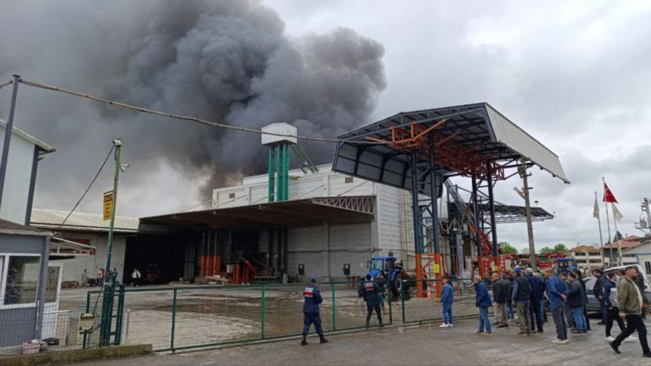 Sakarya’da fabrika yangını: Müdahale sürüyor