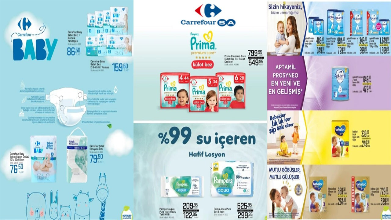 CarrefourSA’da bebek bezinde 143, bebek mamasında 470 TL indirim! (CARREFOURSA AKTÜEL ÜRÜNLER) CarrefourSA’da bebek bezinde 143, bebek mamasında 470 TL indirim! (CARREFOURSA AKTÜEL ÜRÜNLER)