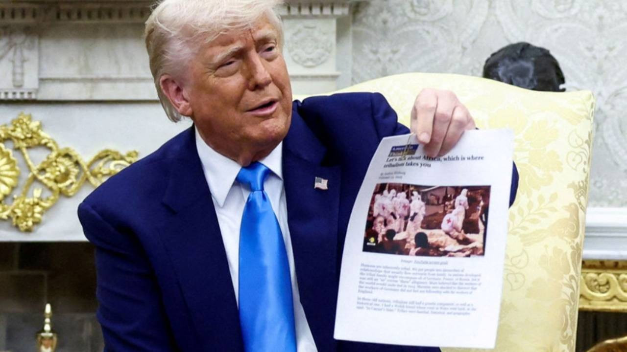 Güney Afrika demişti, Trump’ın gösterdiği görüntü başka bir ülkeye ait çıktı Güney Afrika demişti, Trump’ın gösterdiği görüntü başka bir ülkeye ait çıktı