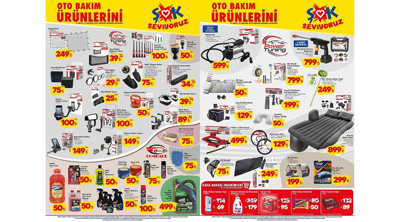 ŞOK'ta Oto Bakım Ürünleri zamanı! ŞOK'a Kompresör geldi (ŞOK 31 MAYIS-3 HAZİRAN AKTÜEL ÜRÜNLER) ŞOK'ta Oto Bakım Ürünleri zamanı! ŞOK'a Kompresör geldi (ŞOK 31 MAYIS-3 HAZİRAN AKTÜEL ÜRÜNLER)