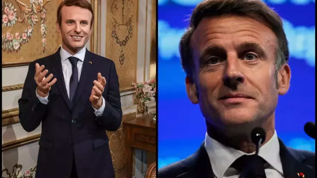 Fransa’daki bal mumu müzesinden Macron’un heykeli çalındı Fransa’daki bal mumu müzesinden Macron’un heykeli çalındı