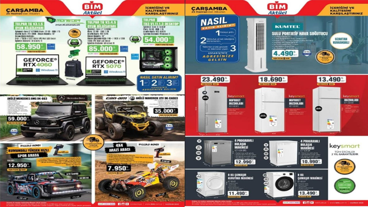 BİM'e 25 Haziran Çarşamba günü 4X4 Arazi Aracı geliyor! (BİM 25 HAZİRAN AKTÜEL ÜRÜNLER KATALOĞU) BİM'e 25 Haziran Çarşamba günü 4X4 Arazi Aracı geliyor! (BİM 25 HAZİRAN AKTÜEL ÜRÜNLER KATALOĞU)