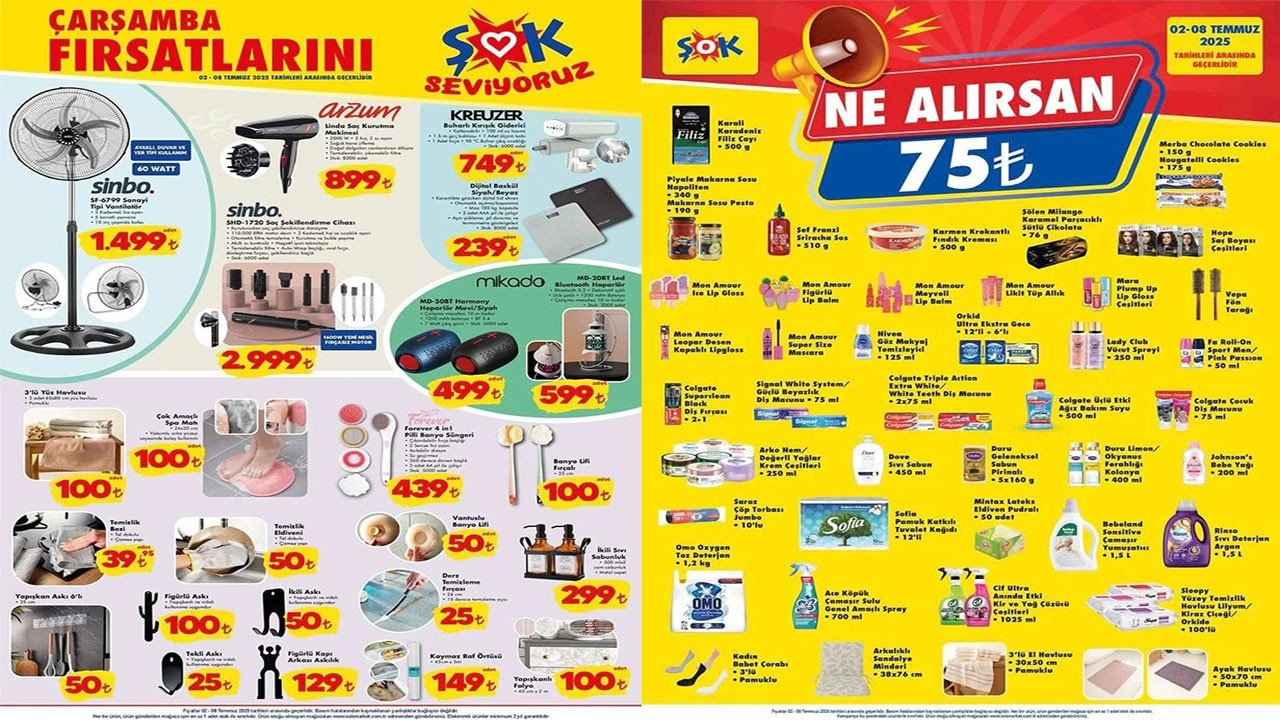 ŞOK’a 2 Temmuz Çarşamba günü Vantilatör geliyor! (ŞOK 2-8 TEMMUZ 2025 AKTÜEL ÜRÜNLER KATALOĞU) ŞOK’a 2 Temmuz Çarşamba günü Vantilatör geliyor! (ŞOK 2-8 TEMMUZ 2025 AKTÜEL ÜRÜNLER KATALOĞU)