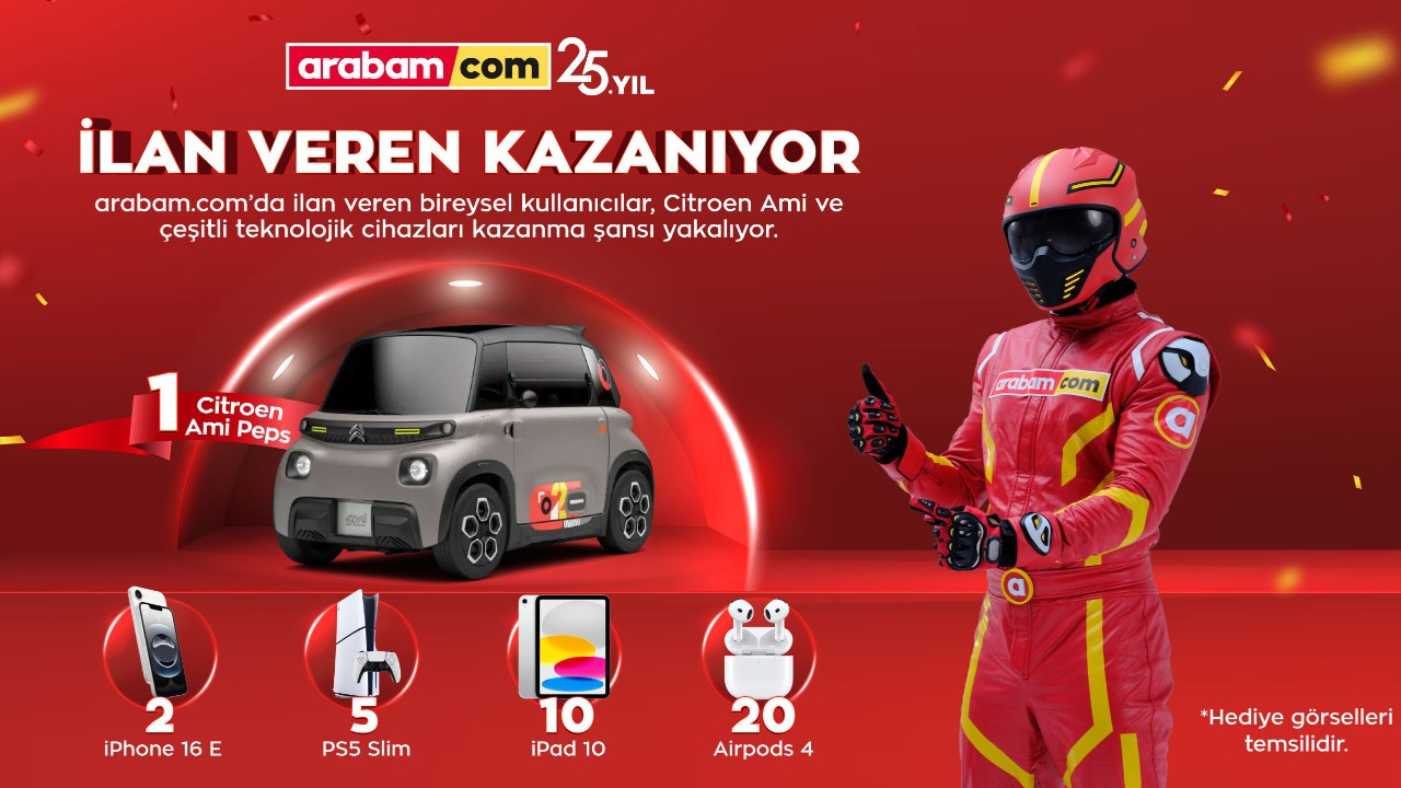 arabam.com yeni çekiliş kampanyasını duyurdu arabam.com yeni çekiliş kampanyasını duyurdu