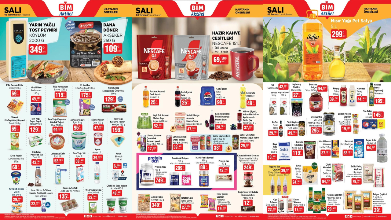 BİM markete Salı günü hangi ürünler geliyor? BİM 08 Temmuz 2025 Salı indirim kataloğu yayımlandı! BİM markete Salı günü hangi ürünler geliyor? BİM 08 Temmuz 2025 Salı indirim kataloğu yayımlandı!
