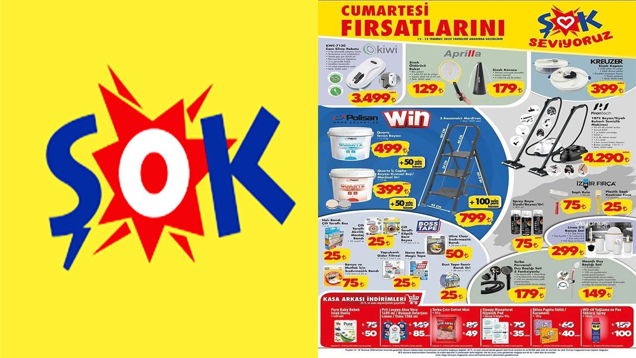 ŞOK’a 12 Temmuz Cumartesi günü Boya Malzemeleri geliyor! (ŞOK 12-15 TEMMUZ AKTÜEL ÜRÜNLER KATALOĞU) ŞOK’a 12 Temmuz Cumartesi günü Boya Malzemeleri geliyor! (ŞOK 12-15 TEMMUZ AKTÜEL ÜRÜNLER KATALOĞU)