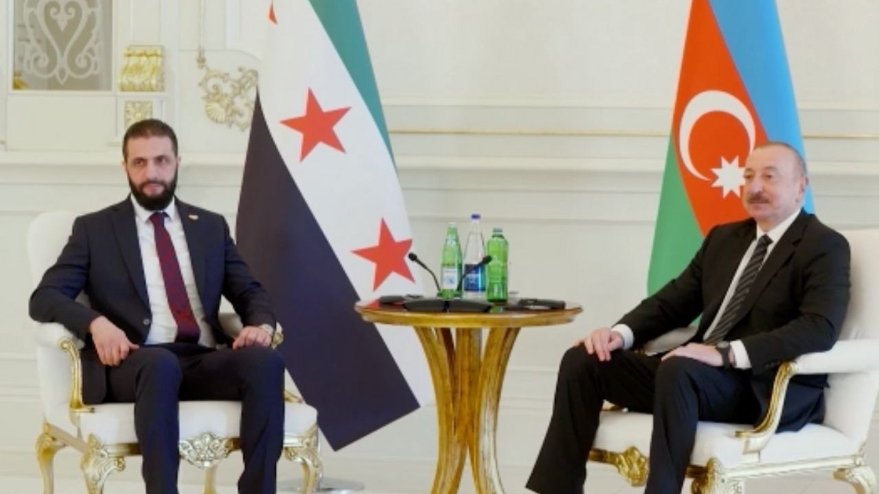 Aliyev ve Şara’dan kritik görüşme: Azerbaycan gazı Türkiye üzerinden Suriye’ye ihraç edilecek Aliyev ve Şara’dan kritik görüşme: Azerbaycan gazı Türkiye üzerinden Suriye’ye ihraç edilecek