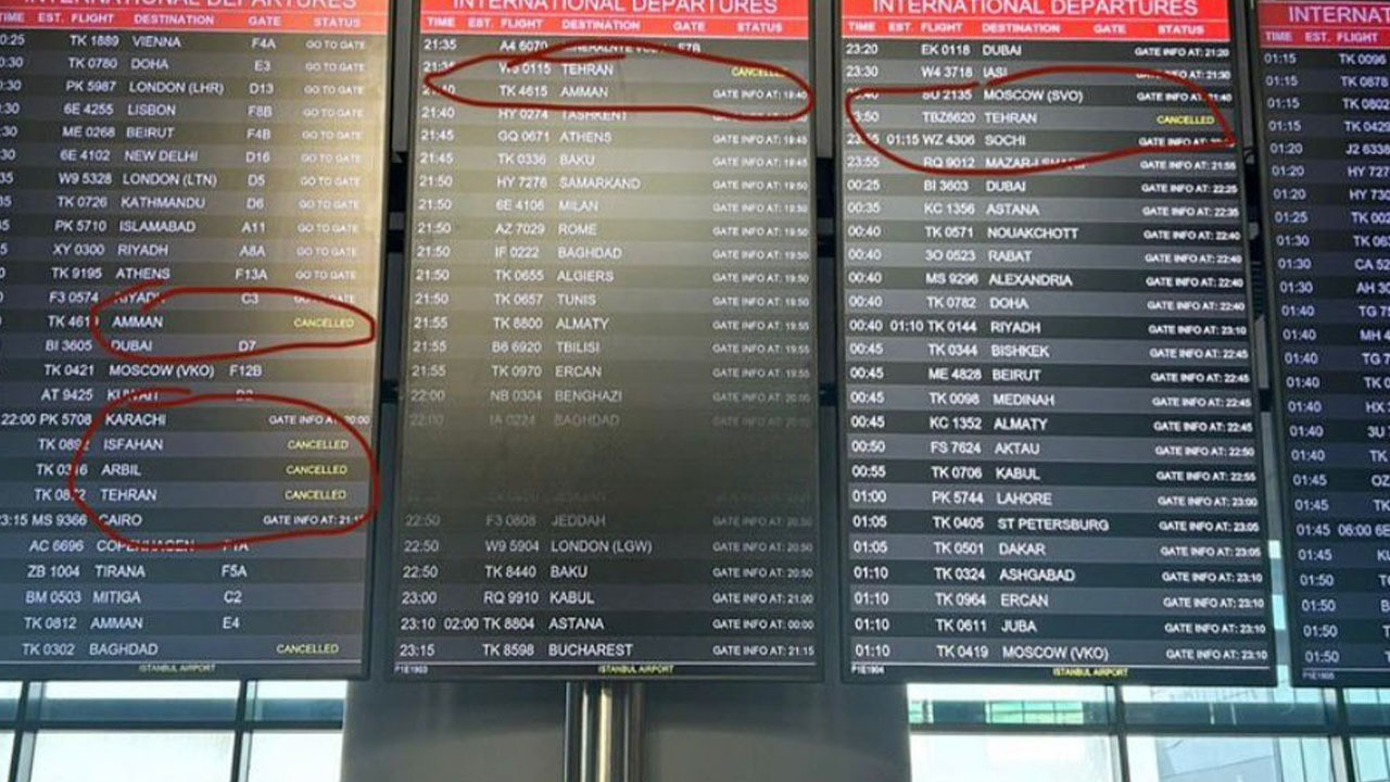 İran, Irak, Ürdün’e hava sahası kapatıldı iddiası asılsız çıktı İran, Irak, Ürdün’e hava sahası kapatıldı iddiası asılsız çıktı