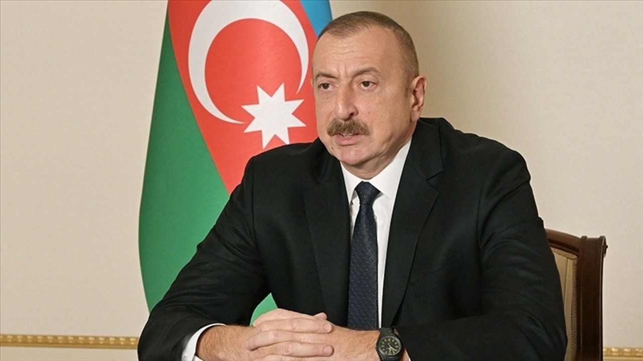 Aliyev: Ermeni güçlerin silah bırakması halinde tedbirler durdurulacak