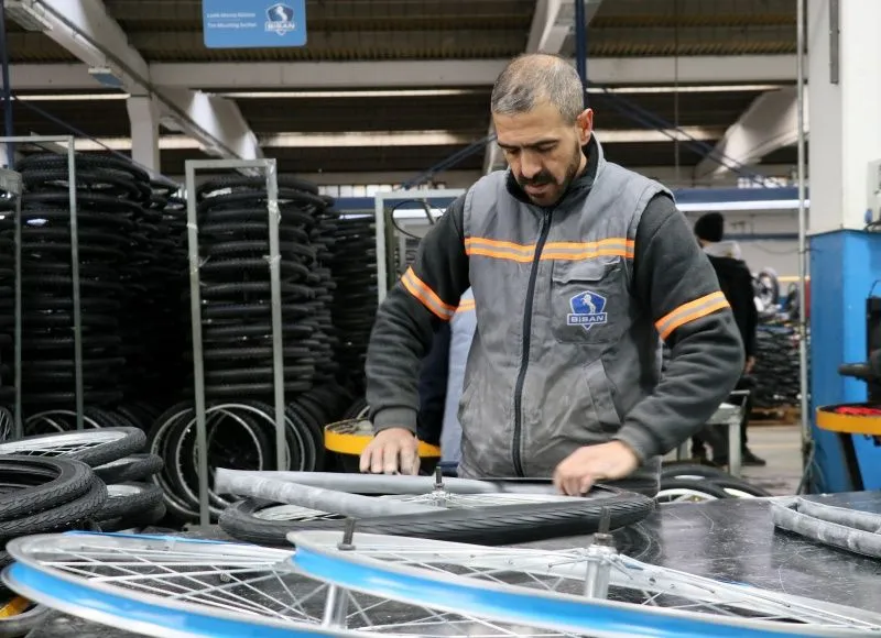 Bisan'dan elektrikli bisiklet için 3. montaj hattı