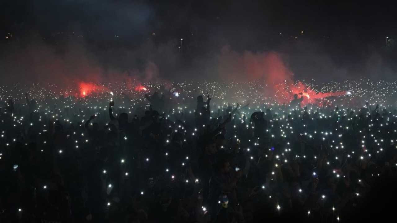 Trabzonsporlu 176 bin taraftar Yenikapı'da coştu