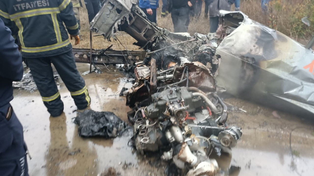 2 kişinin öldüğü uçak kazası güvenlik kamerasında