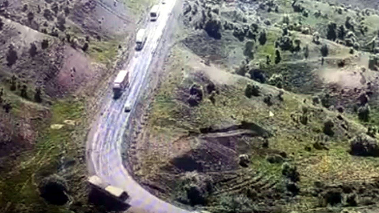 Şırnak’ta iki askerin şehit olduğu feci kaza kamerada