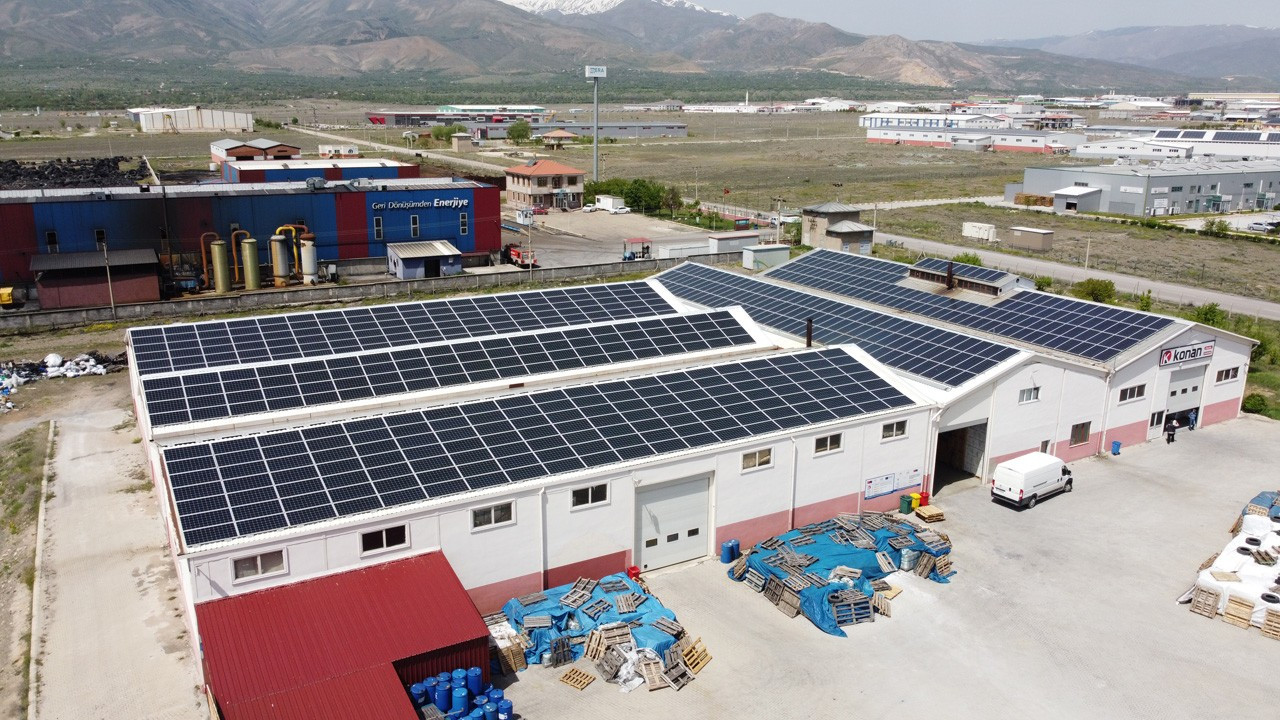 Erzincan OSB, enerji maliyetlerini güneş panelleriyle düşürüyor