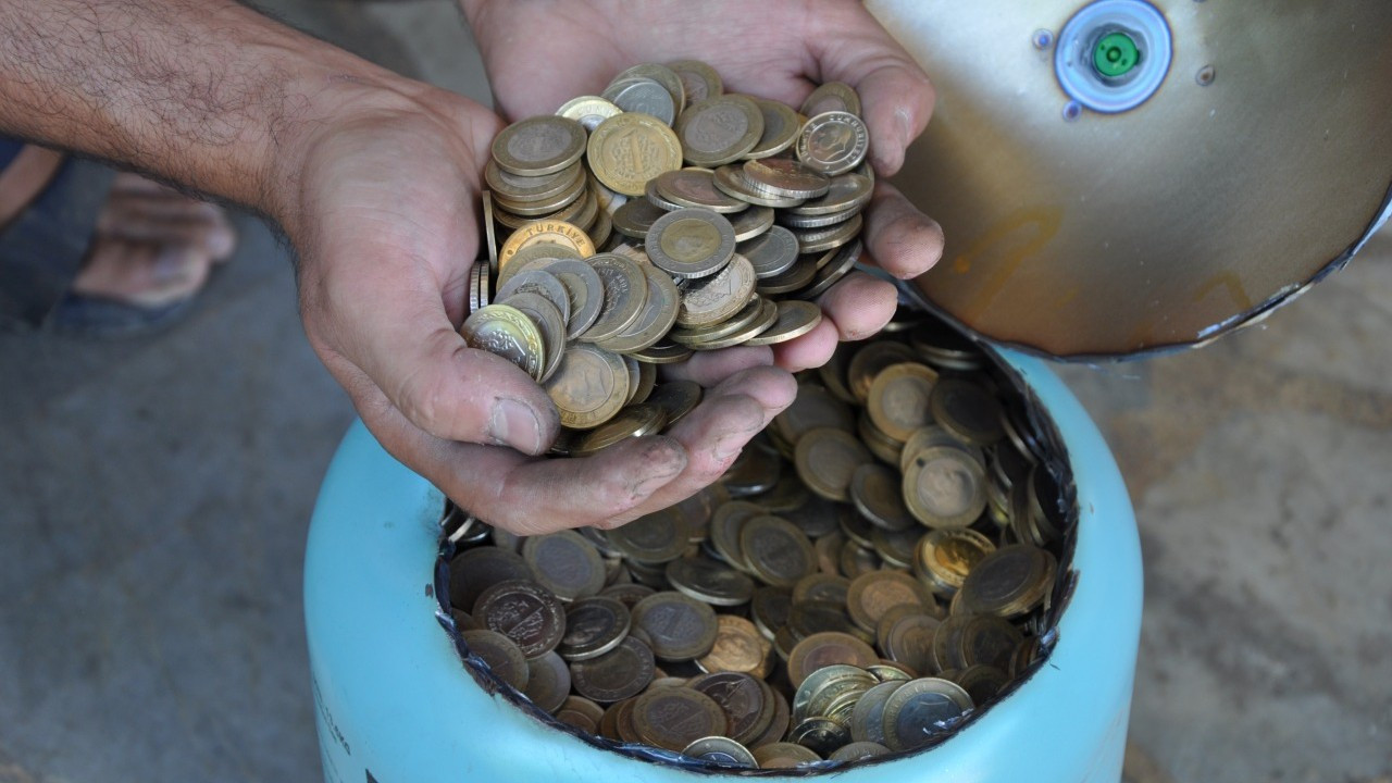 Klima gazı tüpünde 19 bin 750 lira biriktirdi