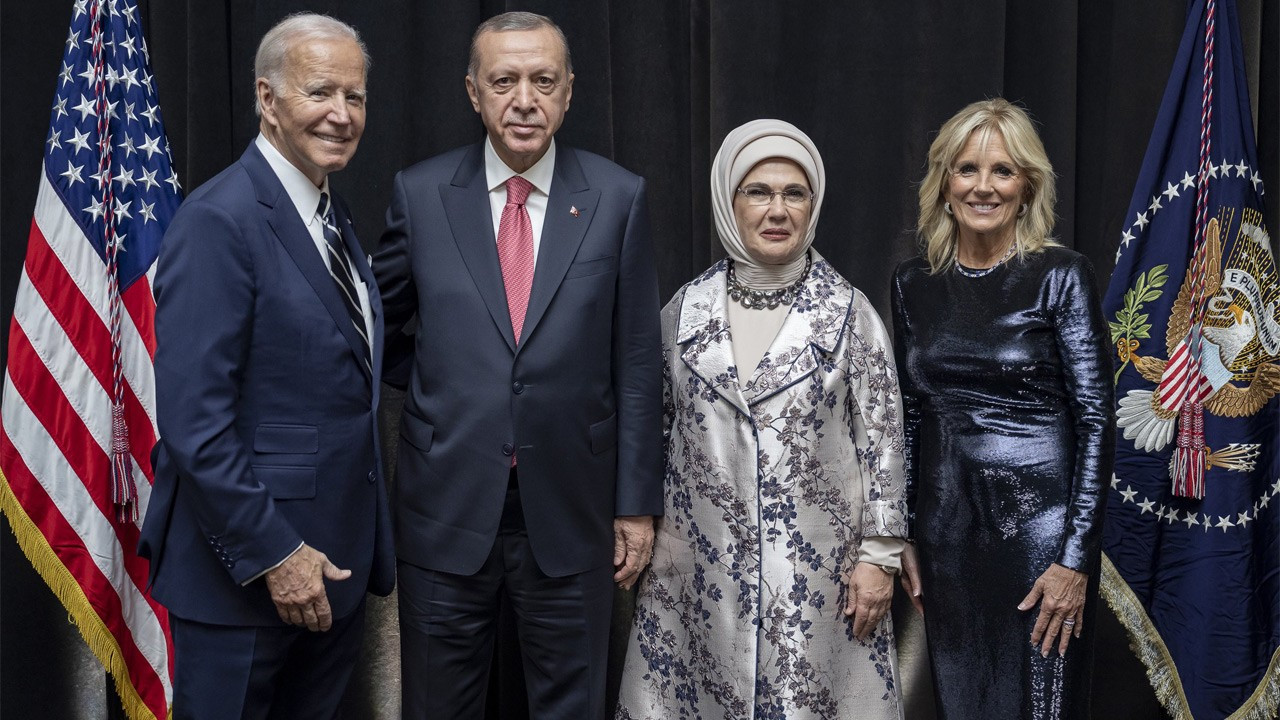 Cumhurbaşkanı Erdoğan, ABD Başkanı Biden'ın verdiği resepsiyona katıldı