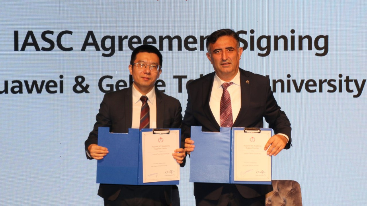 GTÜ ile Huawei Bilişim Akademisi arasında protokol imzalandı