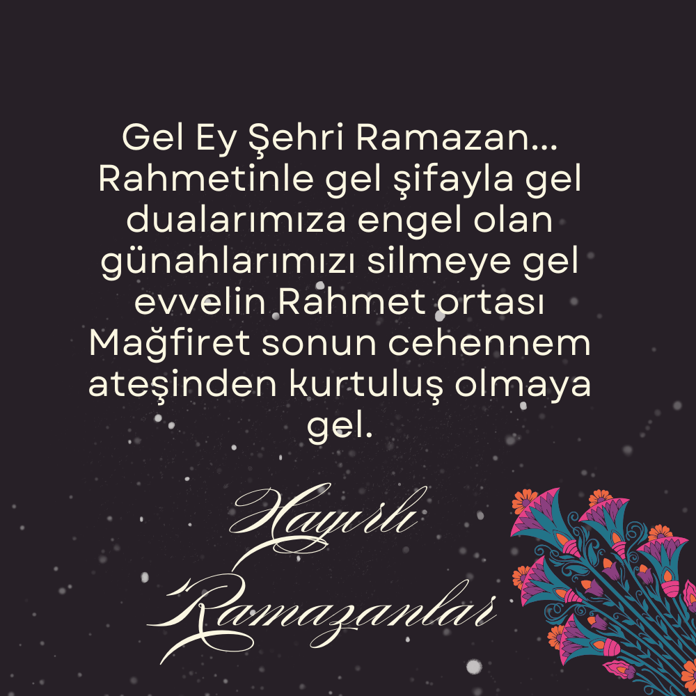Yeni resimli 2024 Ramazan ayı mesajları! Hoş geldin ya şehri Ramazan...