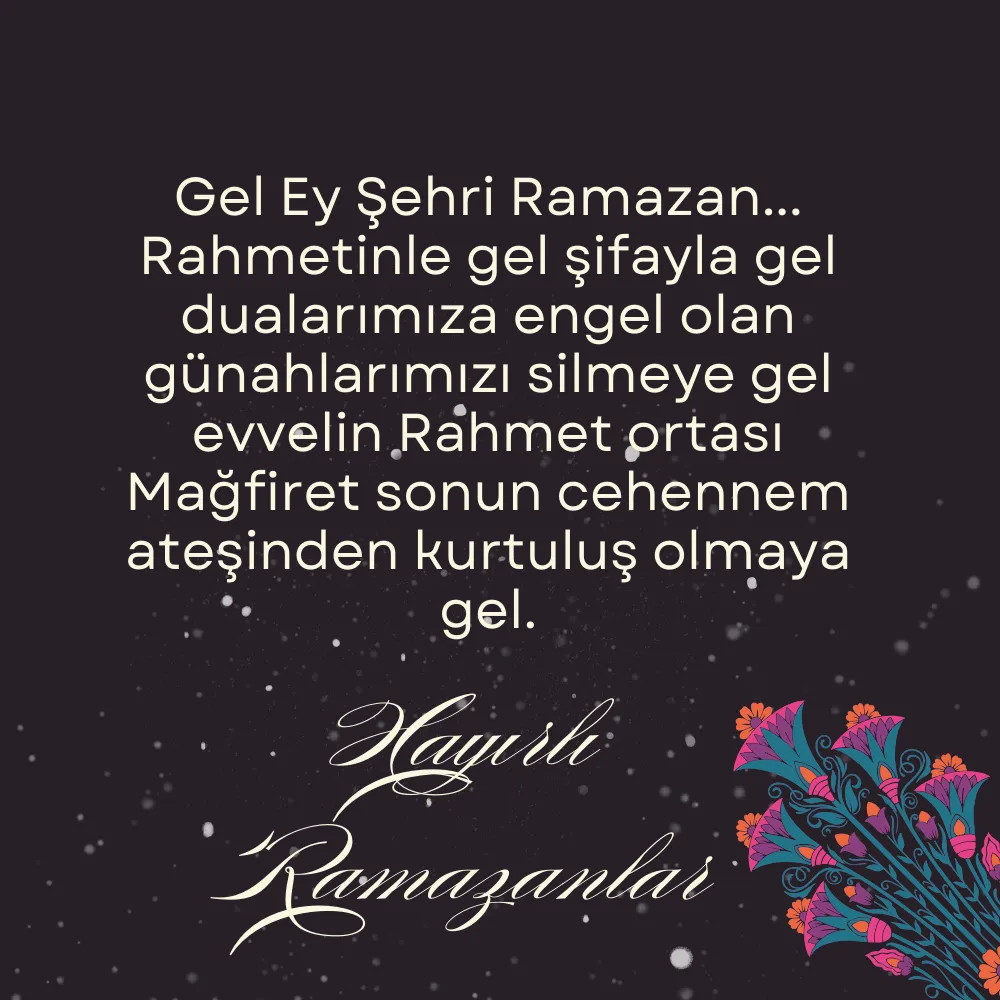 Yeni resimli 2024 Ramazan ayı mesajları! Hoş geldin ya şehri Ramazan...