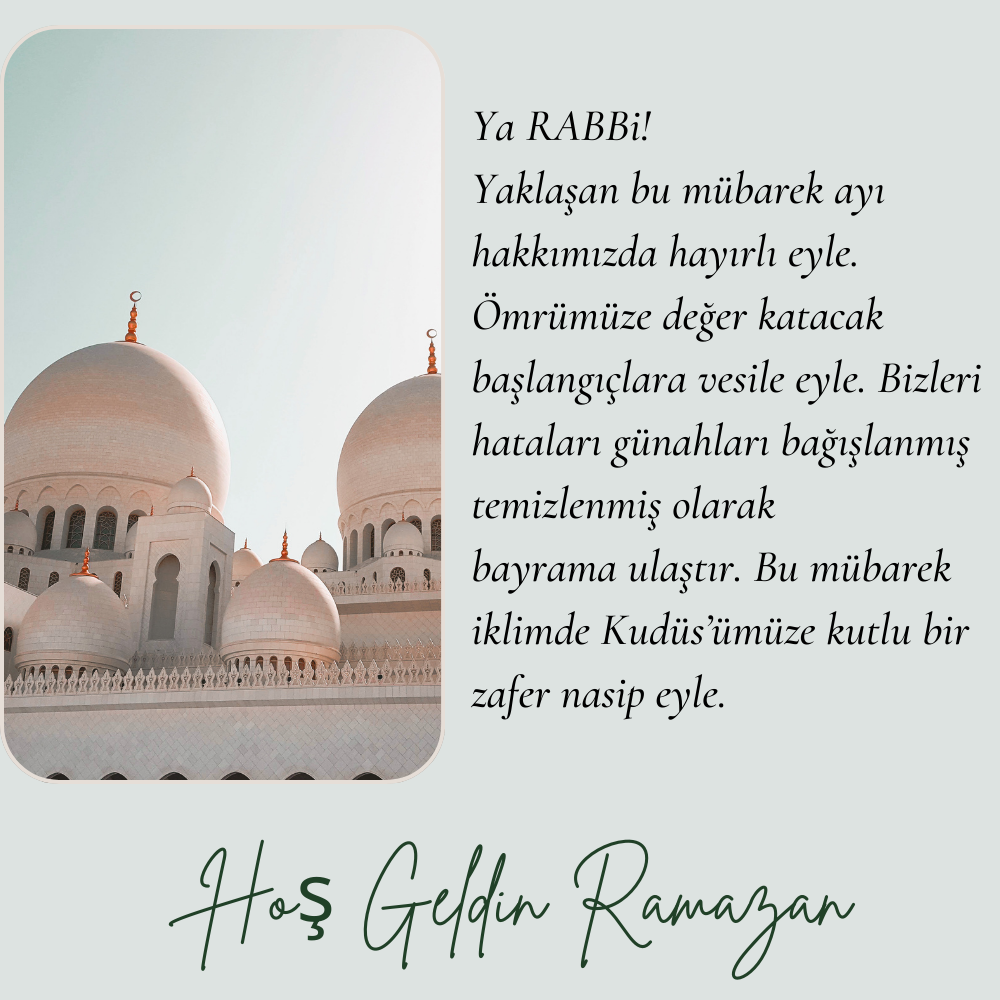 Yeni resimli 2024 Ramazan ayı mesajları! Hoş geldin ya şehri Ramazan...