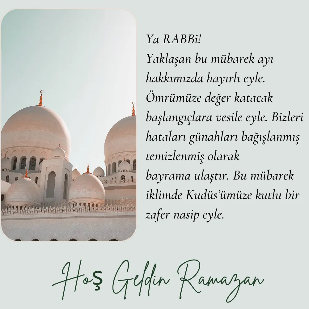 Yeni resimli 2024 Ramazan ayı mesajları! Hoş geldin ya şehri Ramazan...