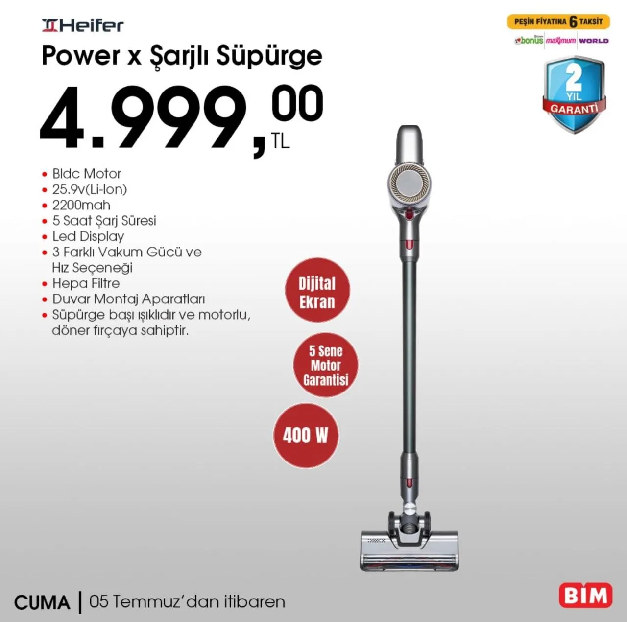 Yarın BİM markete hangi ürünler geliyor? BİM 5 Temmuz 2024 cuma aktüel ürünler kataloğu!
