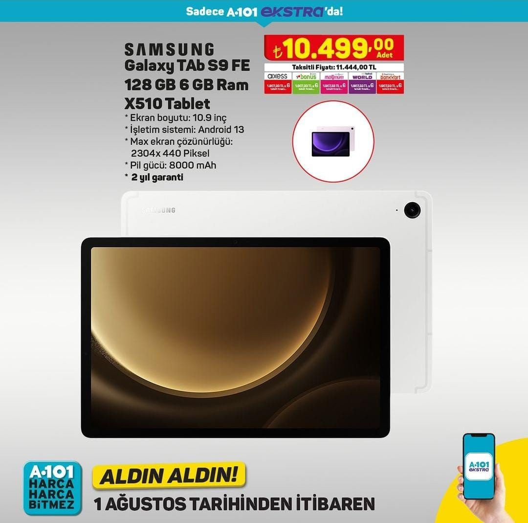 A101 market 1 Ağustos 2024 tarihinden itibaren geçerli Aldın Aldın aktüel indirimlerinde neler var?