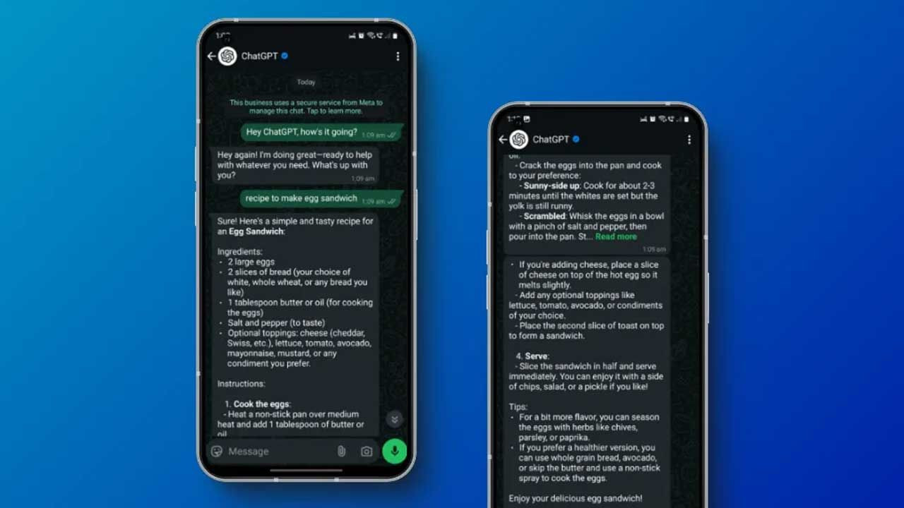 ChatGPT WhatsApp’a geldi! Yapay zeka ile mesajlaşma dönemi başladı. Ücretsiz ve hesapsız