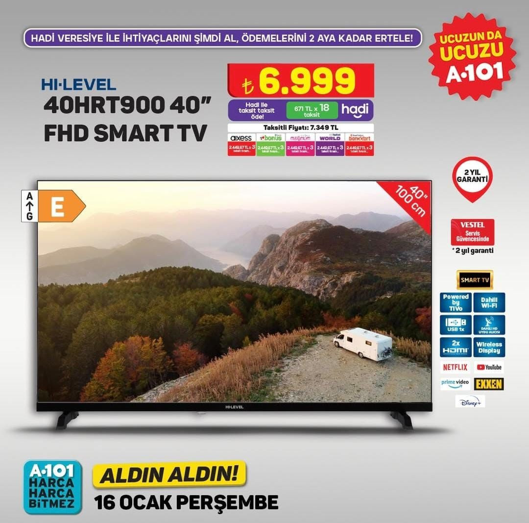 A101 market 16-22 Ocak 2025 indirim kataloğu yayımlandı! Yarın A101'de hangi ürünlerde indirim var?