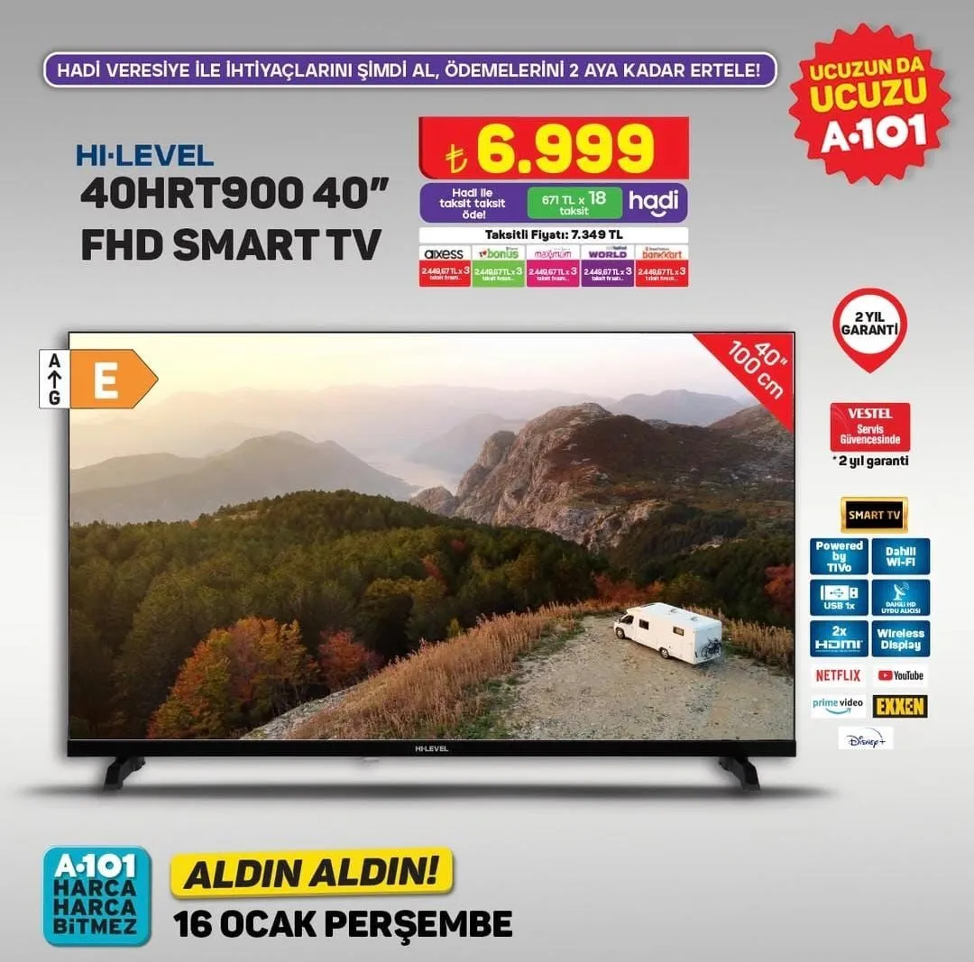 A101 market 16-22 Ocak 2025 indirim kataloğu yayımlandı! Yarın A101'de hangi ürünlerde indirim var?