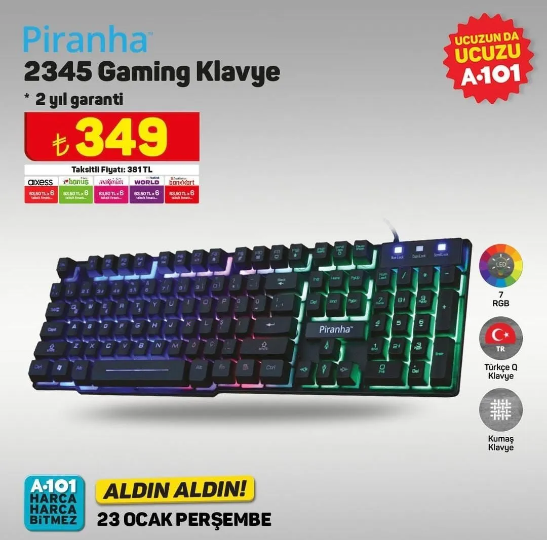 A101 market 23-29 Ocak 2025 indirim kataloğu yayımlandı! A101'de hangi ürünlerde indirim var?