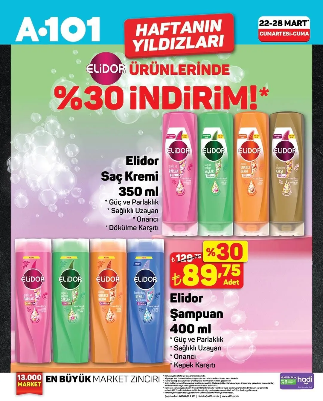 A101 market 22-28 Mart 2025 indirim kataloğu yayımlandı! A101'de hangi ürünlerde indirim var?