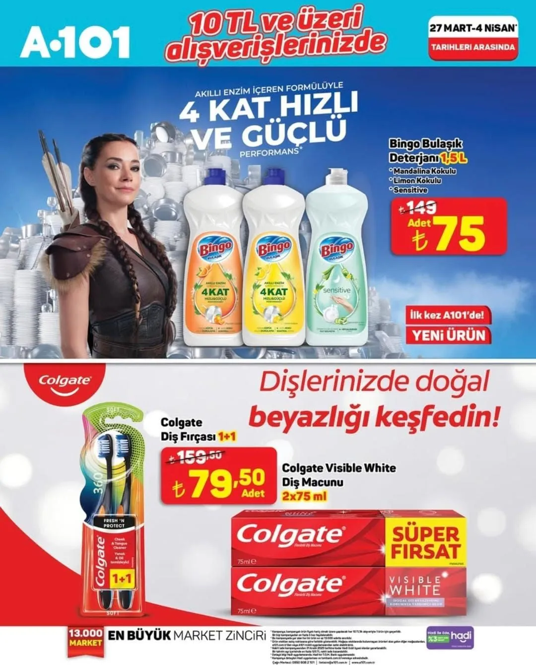 A101 market 27 Mart-04 Nisan 2025 indirim kataloğu yayımlandı! A101'de hangi ürünlerde indirim var?