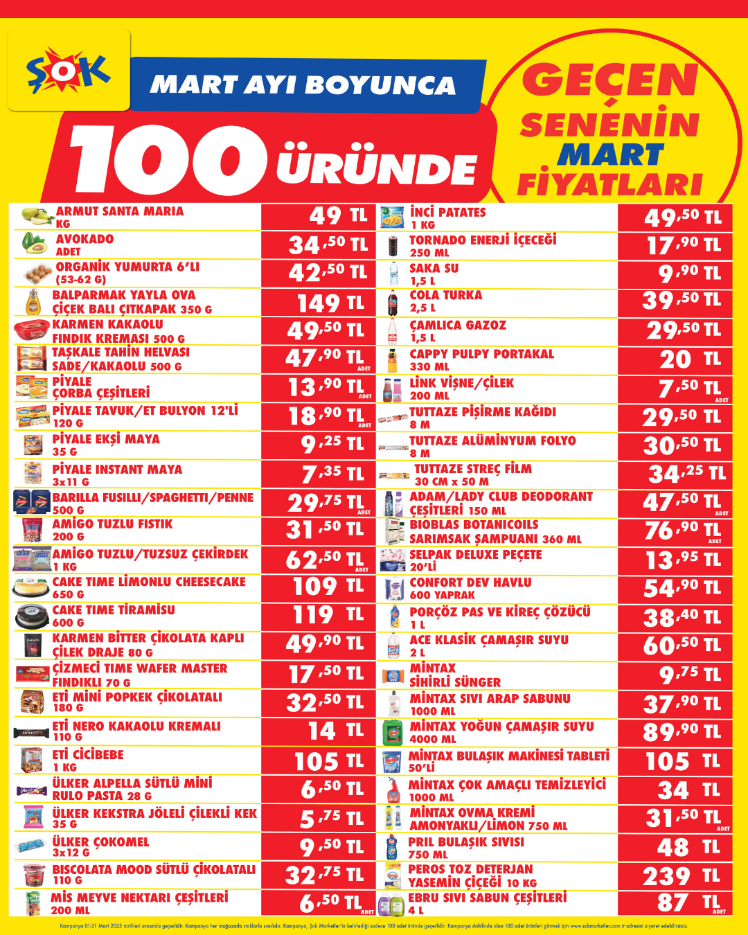 ŞOK 29 Mart 2025 Cumartesi aktüel ürünler kataloğu yayımlandı! ŞOK markete hangi ürünler geliyor?