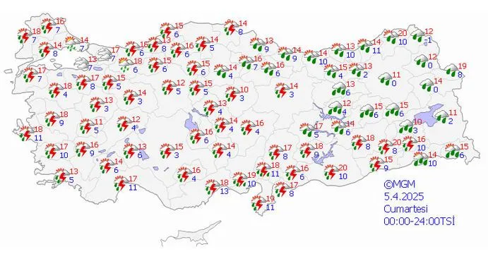 Meteoroloji'den İstanbul, Ankara, İzmir için saatli uyarı: 11 il için 'sarı' kodlu alarm