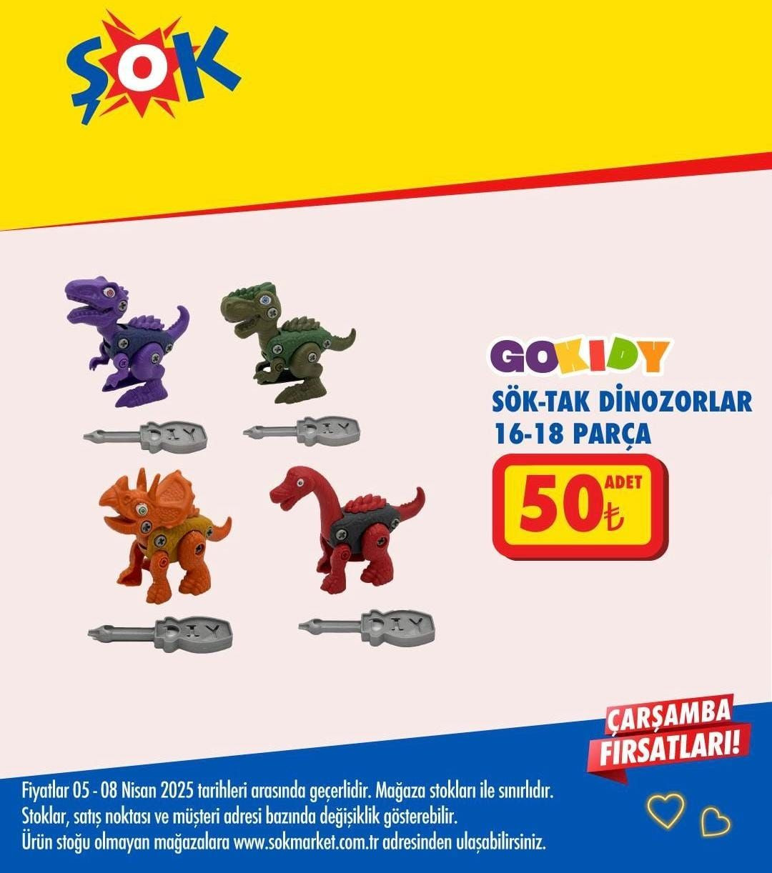 ŞOK market 05-08 Nisan 2025 aktüel ürünler kataloğu! Bugün ŞOK markete hangi ürünler geliyor?