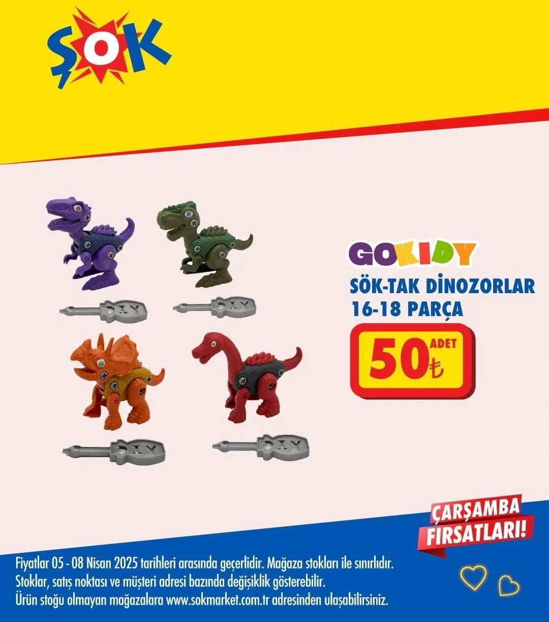 ŞOK market 05-08 Nisan 2025 aktüel ürünler kataloğu! Bugün ŞOK markete hangi ürünler geliyor?