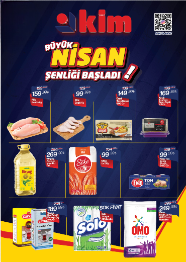 KİM'de gıda ve deterjanlarda geçerli Büyük Nisan Şenliği başladı! (KİM SON İNDİRİM TARİHİ 16 NİSAN)