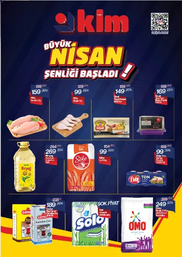 KİM'de gıda ve deterjanlarda geçerli Büyük Nisan Şenliği başladı! (KİM SON İNDİRİM TARİHİ 16 NİSAN)