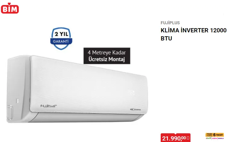 BİM'e 18 Nisan Cuma günü klima ve ankastre set geliyor! (BİM 18 NİSAN 2025 AKTÜEL ÜRÜNLER KATALOĞU)