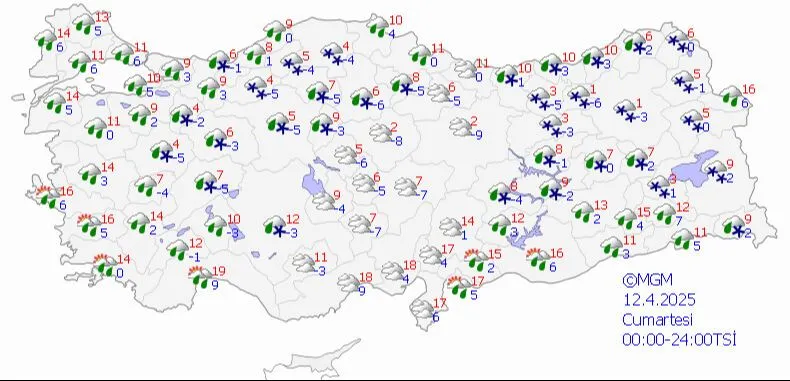 Hangi bölgelerde kar yağacak? Meteoroloji'den 5 kente sarı kodlu alarm