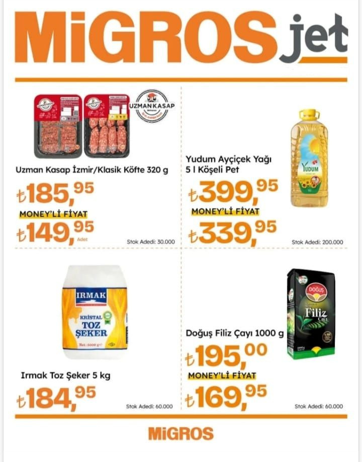 Migros Money Kart’la 5 litre ayçiçek yağında  yüzde 17 indirim! (MİGROS SON İNDİRİM TARİHİ 23 NİSAN)