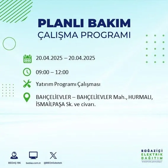 Sabah 09.00'da başlayacak, akşama kadar sürecek! 14 ilçe için tek tek uyarı yapıldı