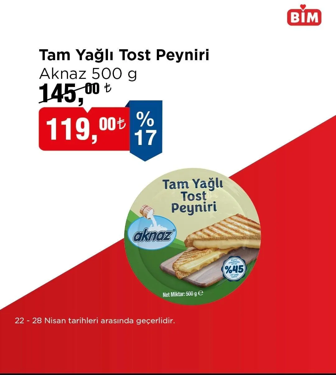 BİM market 22-28 Nisan 2025 tarihleri arasında geçerli fırsat ürünleri kataloğu yayımlandı!